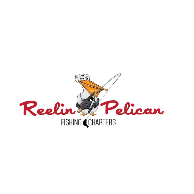 Reelin Pelican Fishing Charters Logo design contest