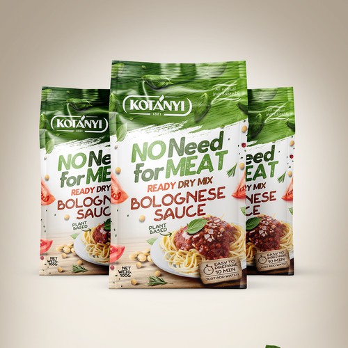 Packaging Project for International plant-based dry mix for International Herbs & Spices Company Design by Mr. Ozz