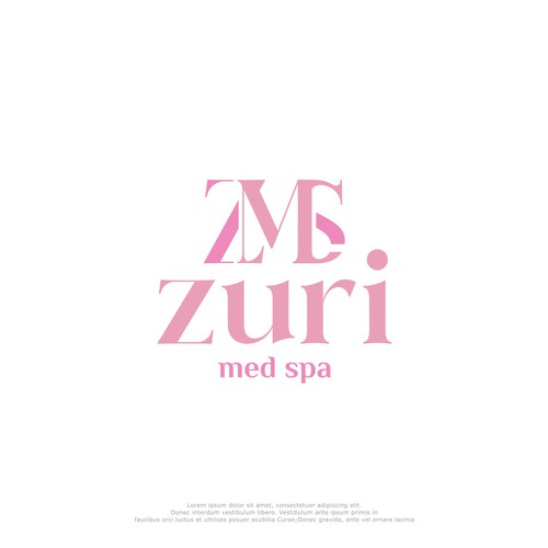 Zuri Med Spa Logo Diseño de Young Creations