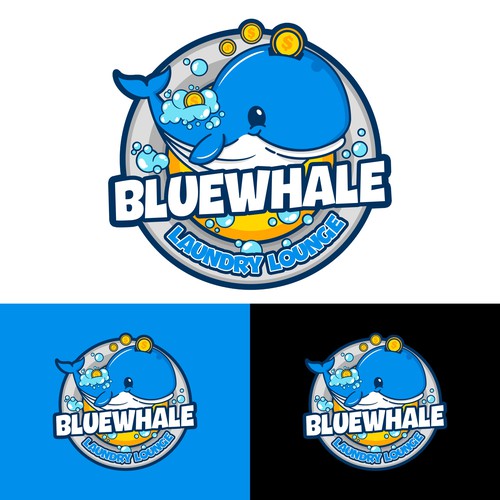 Unleash Your Creativity, Logo Design for "Blue Whale Laundry Lounge" Design by Riza S