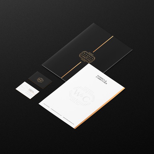 Law firm needs an updated brand with an old school feel in a modern way. Design by Felipe Sánchez