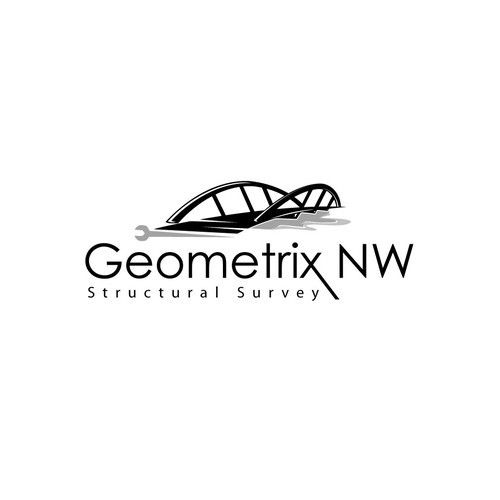 Bridge Construction Logo for Geometrix NW Design by Sanjayarts123