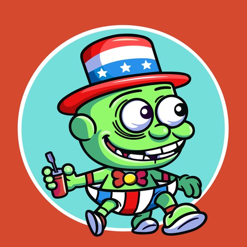 Mascot for Uranus Fudge Factory and General Store Design by Sign Relation