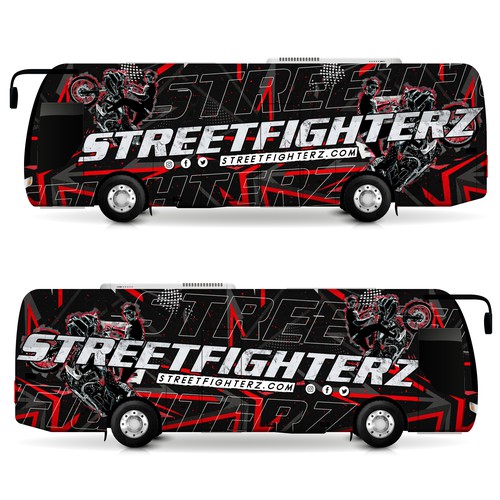 Streetfighterz RV Wrap Design by AdrianC_Designer✅