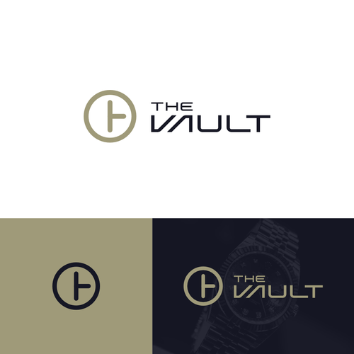 The Vault | Timepiece Collection Logo Contest Design by XM Graphics