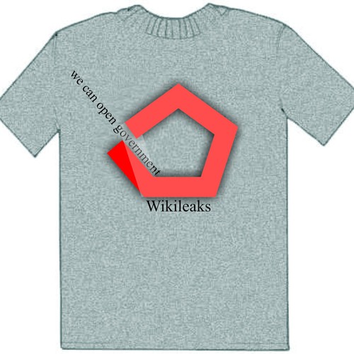 New t-shirt design(s) wanted for WikiLeaks デザイン by a cube