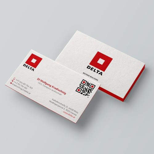 DELTA Business Card Relaunch Design réalisé par Design"Glory"