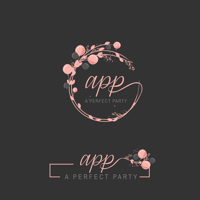 Party Event/Design company needing festive, but elegant look/logo