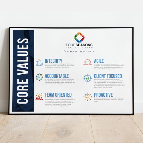 FourSeasons Core Values Campaign Design by Adobian™