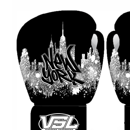 NYC Boxing Gloves Design by Simeo