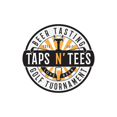 Beer tasting golf tournament needs great logo to have on tap Logo