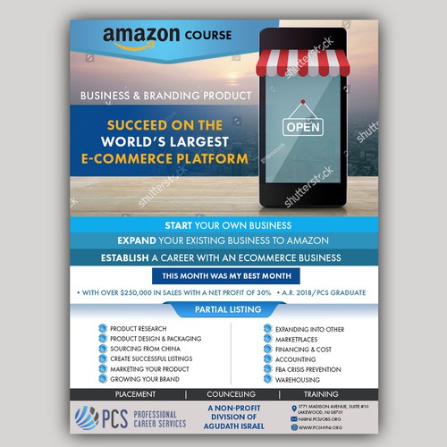 Amazon Business and Branding Course Design por allMarv