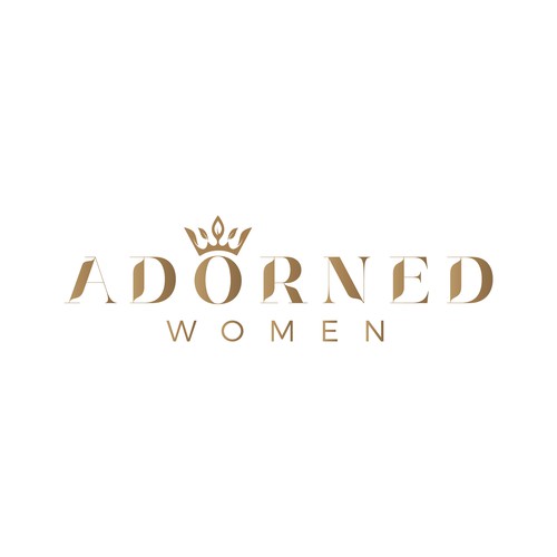 A feminine logo for a women's ministry that incorporates a crown. Design by SteffanDesign™