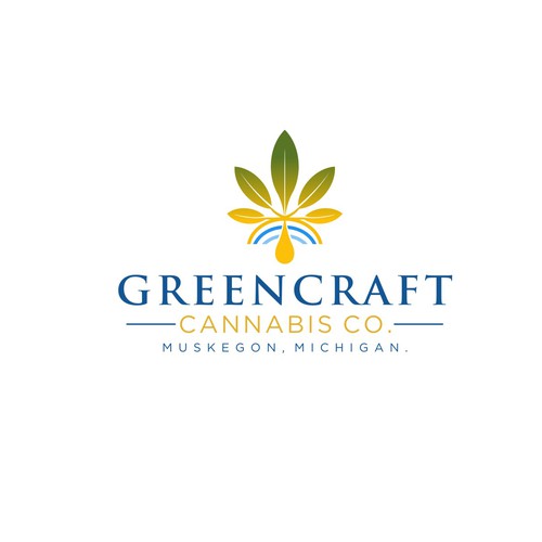 Brand Logo for craft cannabis grow in Michigan. Design by antesofte ✌