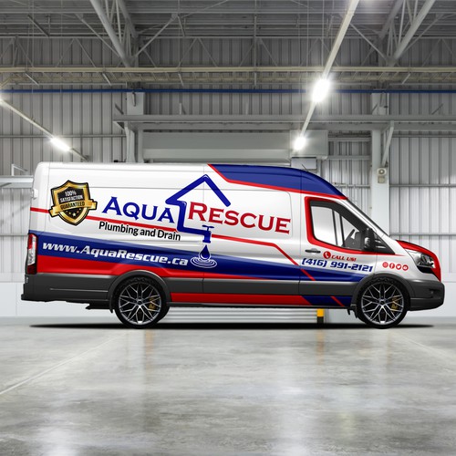 Aquarescue Van Wrap Design by ✨Elis Alves✨