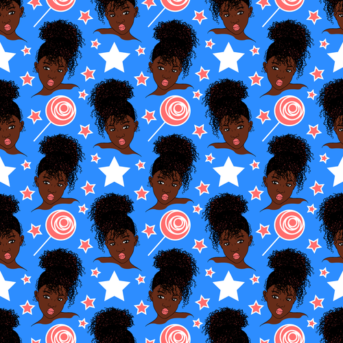 Bucket Hat Designs for Girls (black culture theme) Design by Anjelita