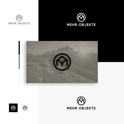 Corporate identy and logo for real estate marketing agency Design by ojietz