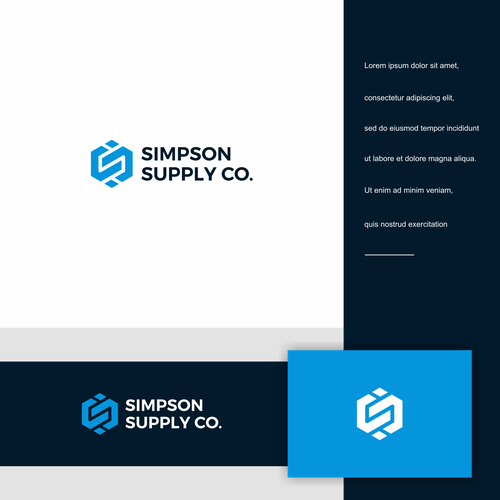 Logo for Simpson Supply Co. Design by ⭐HELMIpixel™⭐