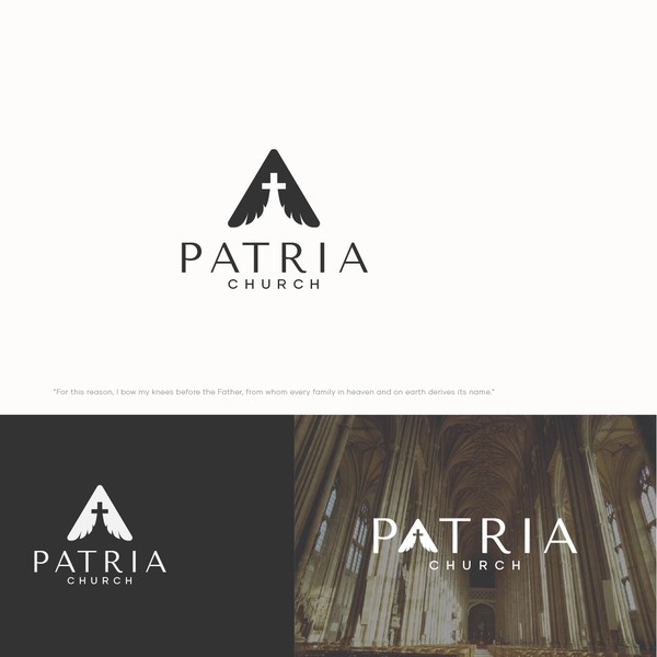 Design by SiddhArt titled "Logo for Patria church"