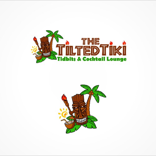 New tiki restaurant logo to represent a slightly more sophisticated ...