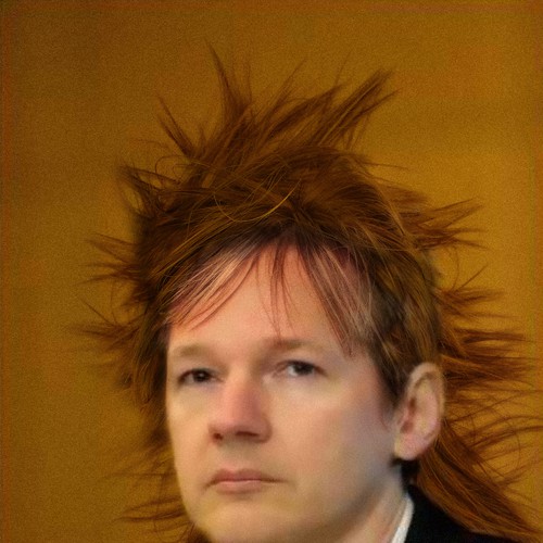 Design the next great hair style for Julian Assange (Wikileaks) Design by ✔Julius