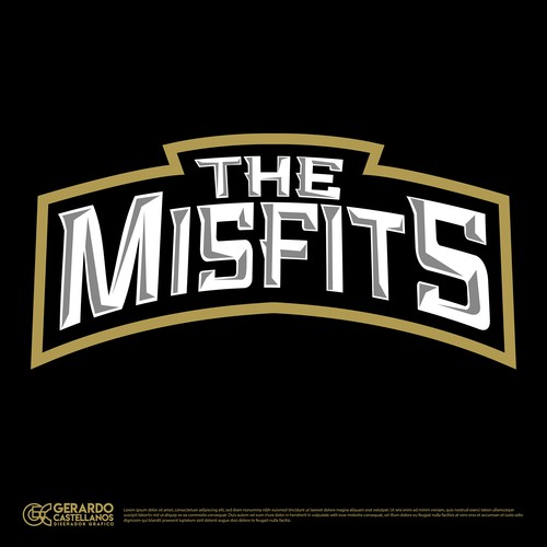 The Misfits Hockey Tournament Team Design by Gerardo Castellanos