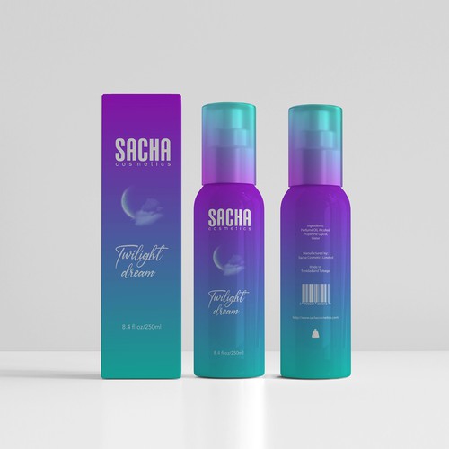 Sacha Body Mist Design by Ahtisham_ali