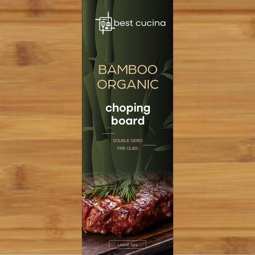 Bamboo Chopping Board Colour Card (2 Bamboo Chopping Board Models) Design by Andy⚡️⚡️