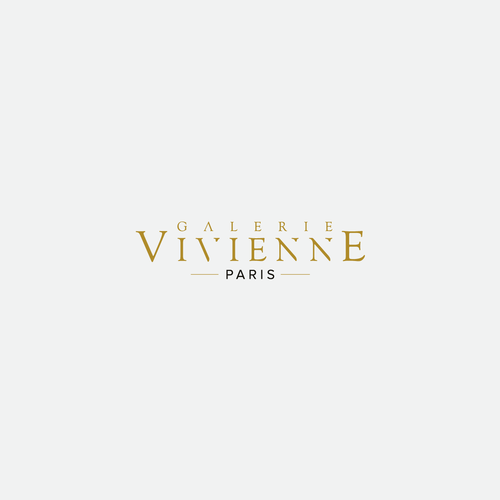 Refonte logo galerie Vivienne Design by uno 8