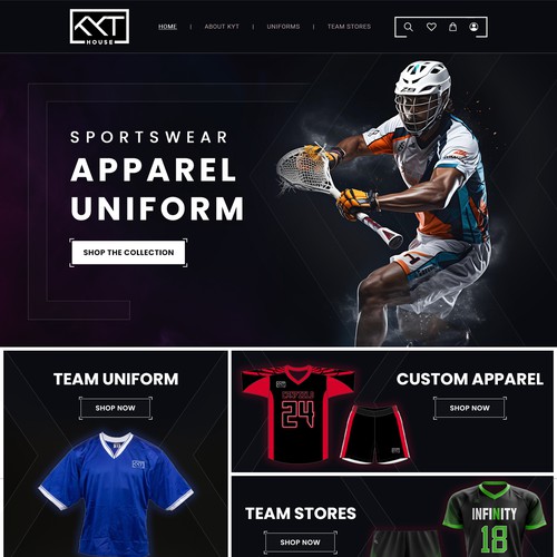 KYT House - Apparel Co Website Design Design by Webenix Solutions