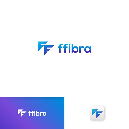 Logo for Fiber Internet Provider Diseño de dvnatic