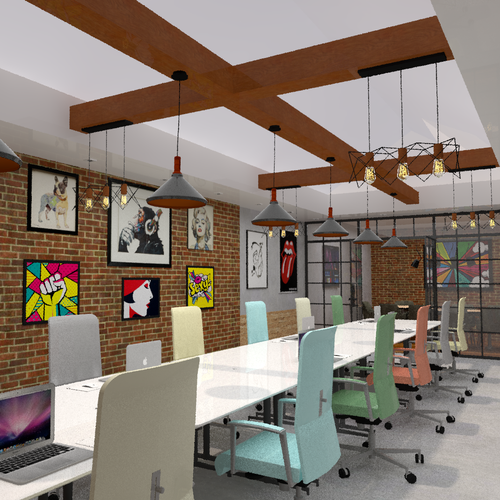 Office design for software development company Design by Gaeah