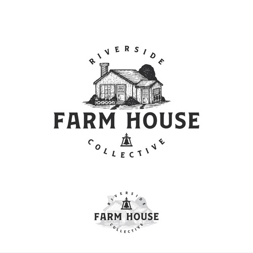 Design a mid-century modern, hipster logo for "Farm House Collective" retail & hospitality venue Design by willibertvs