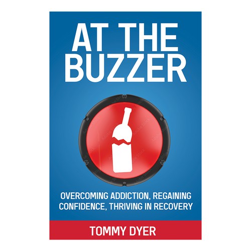 Book cover for inspirational, comeback story out of addiction into recovery! Design by DezignManiac