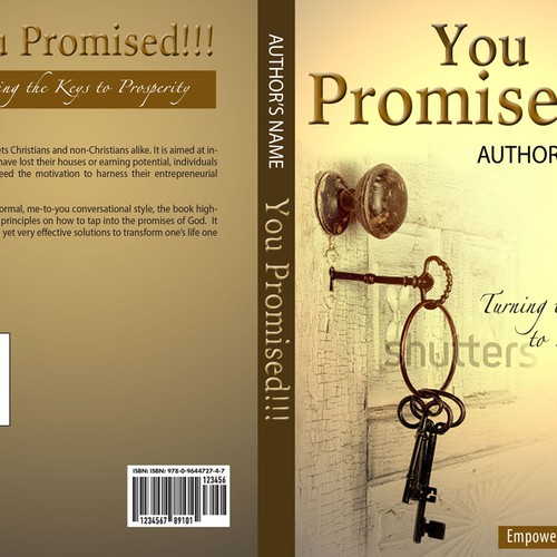 Book Cover - You Promised !!! Design by dalim
