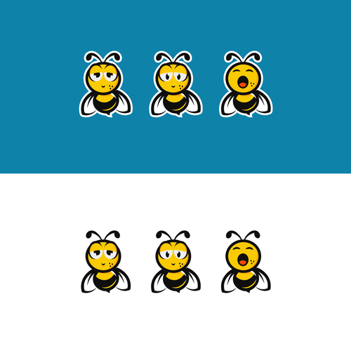 Bumble bee mascot for a Silicon Valley firm's internal employee engagement Design by Cuba Staniszewski