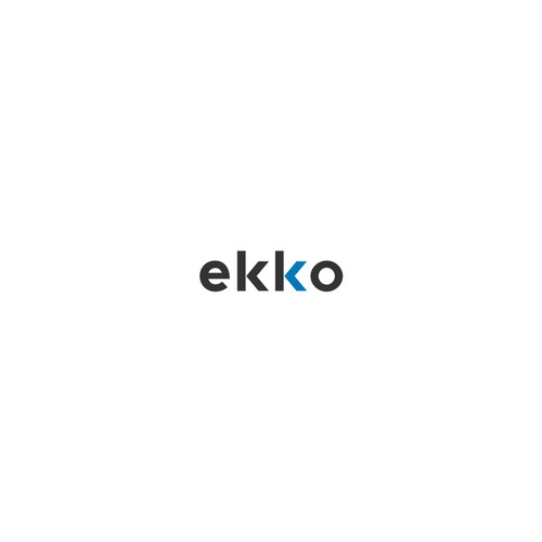 SIMPLE LOGO - ekko Letters then dm after Design by << NENTINEN >>