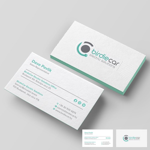 business card for company called birdie Design by Birendra Chandra Das