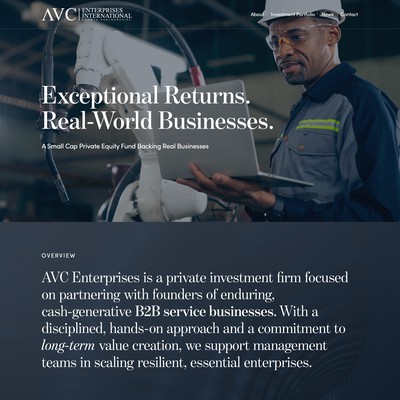 Bold design for an investment firm