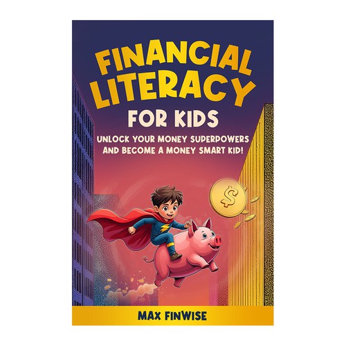 Financial Literacy Book for Kids, Ages 8 to 12 Design by Lala_