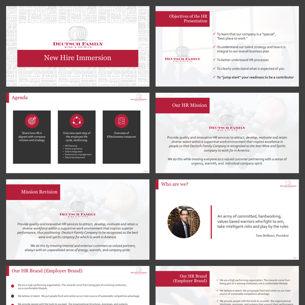 A totaly reinvented HR Presentation