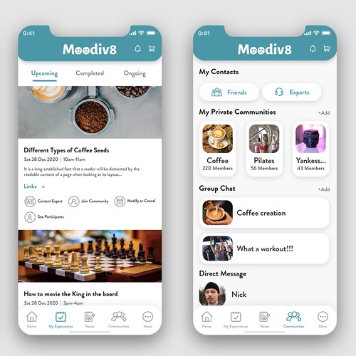 'Design an awesome app to elevate online experiences!’ Design by MercClass