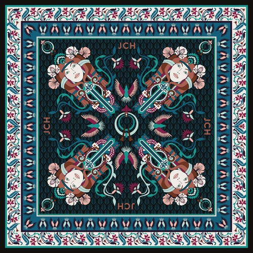 Designs | Pattern for silk scarf | Illustration or graphics contest