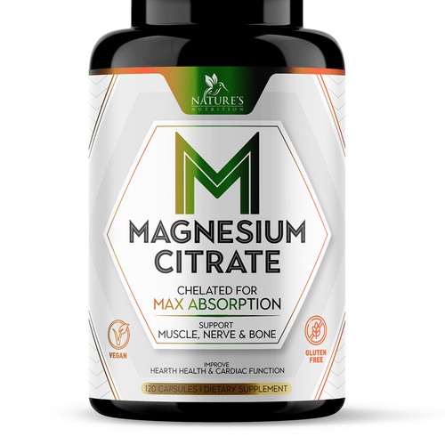 Premium Magnesium Citrate Design needed for Nature's Nutrition Design by ✝DeSiGnEr✝JOHN