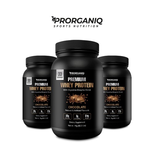 Need A Premium Label Design for Whey Protein Supplement Design réalisé par creationMB