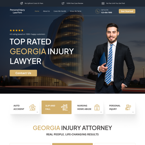 Landing page design contest entry by Technology Wisdom