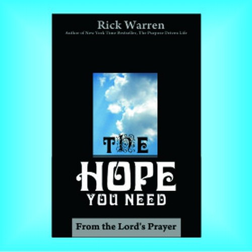 Design Rick Warren's New Book Cover Diseño de sahlan