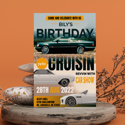 Car Show Flyer Design von R A H E E M ツ