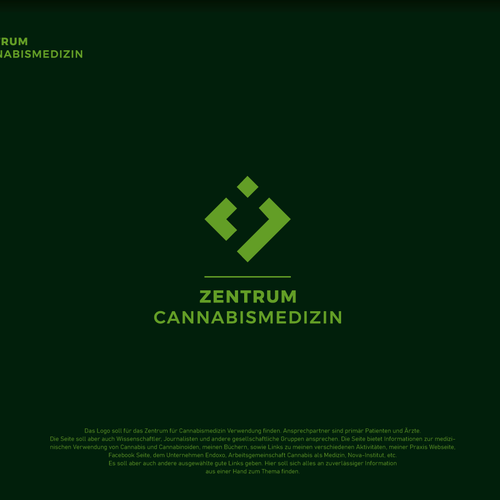 Quadratisches abstraktes Logo für ein neues Zentrum für Cannabismedizin-ontwerp door mediterrà ||||