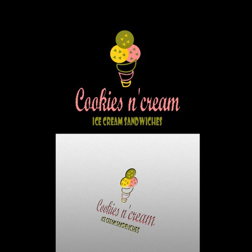 Design a cool fun logo for an ice cream shop Design by mooona